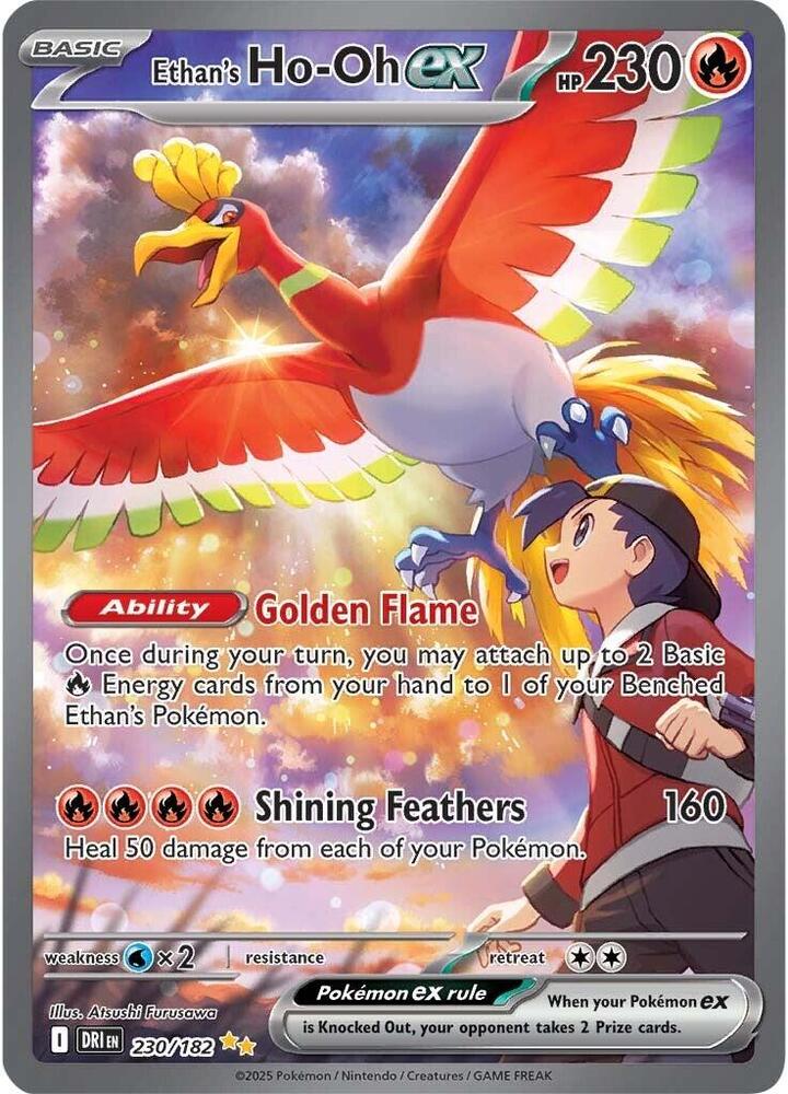 Ethan's Ho-Oh ex - 230/182 card image