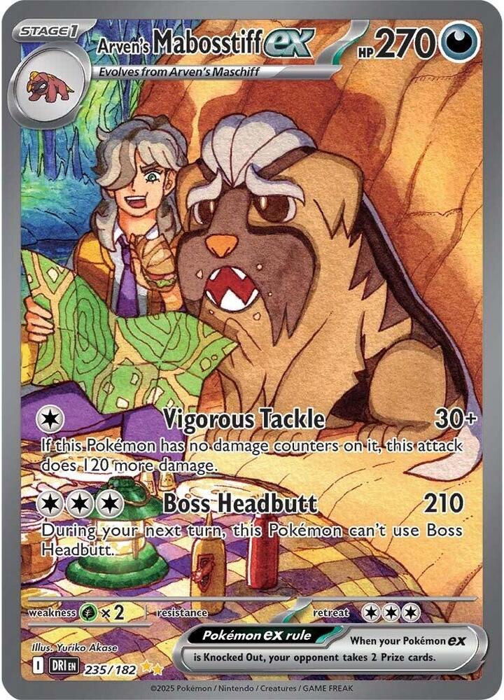 Arven's Mabosstiff ex - 235/182 card image
