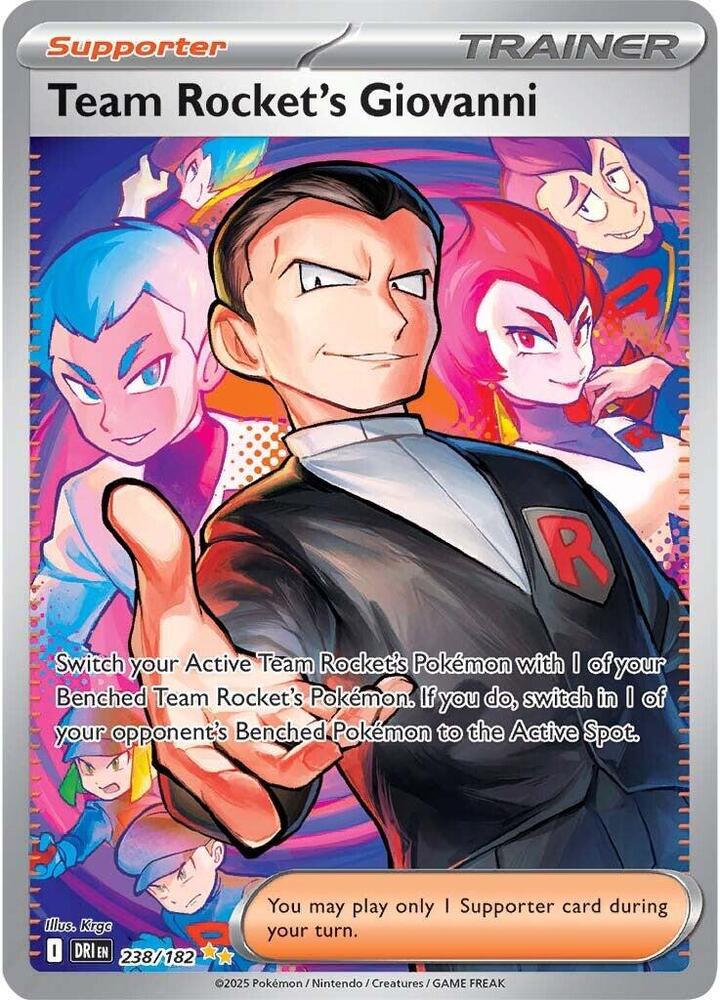 Team Rocket's Giovanni - 238/182 card image