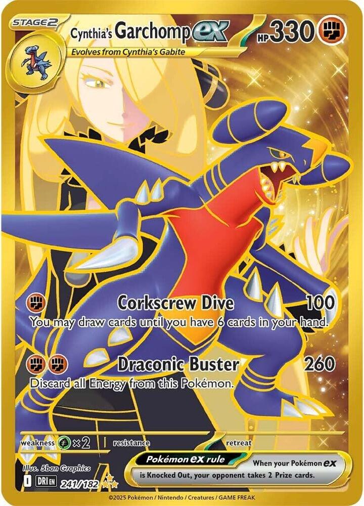 Cynthia's Garchomp ex - 241/182 card image