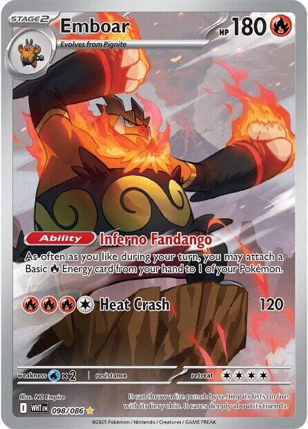 Emboar - 098/086 card image