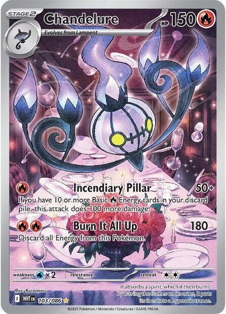 Chandelure - 103/086 card image
