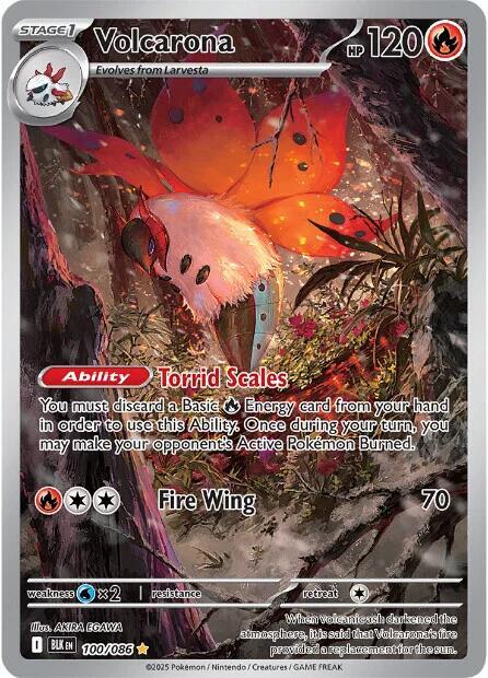 Volcarona - 100/086 card image