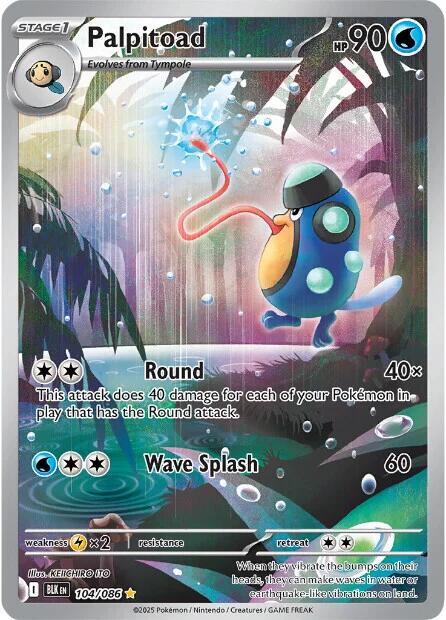Palpitoad - 104/086 card image