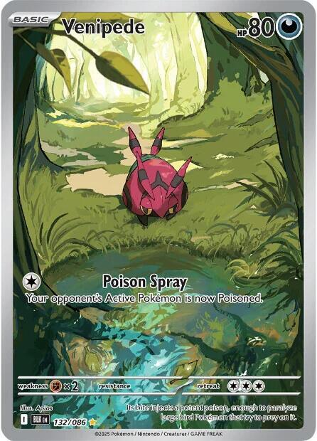 Venipede - 132/086 card image