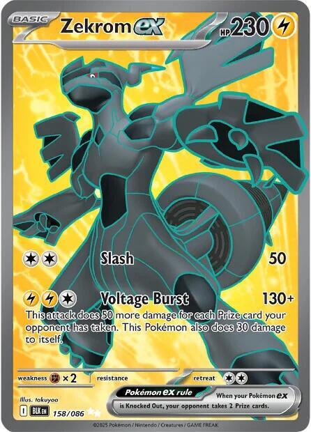 Zekrom ex - 158/086 card image