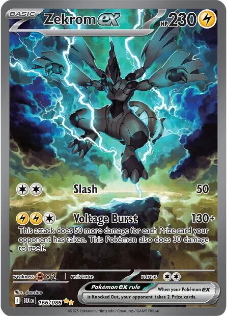 Zekrom ex - 166/086 card image