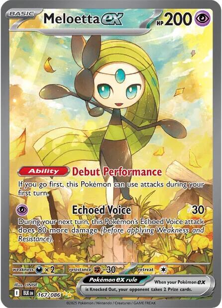 Meloetta ex - 167/086 card image