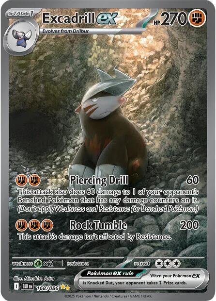 Excadrill ex - 168/086 card image