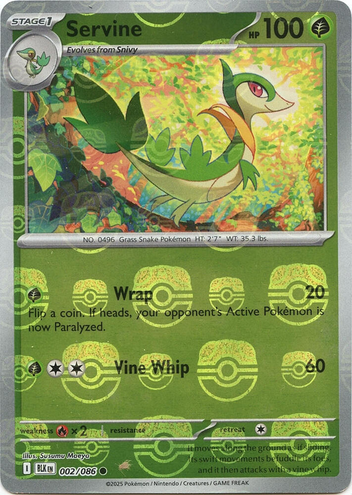 Servine (Master Ball Pattern) card image