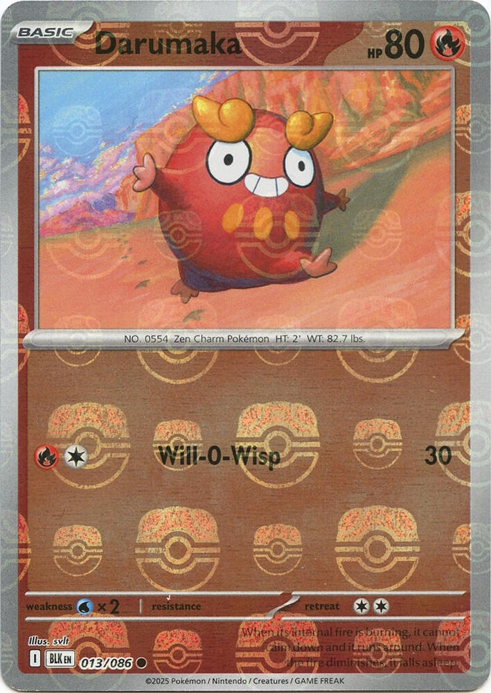 Darumaka (Master Ball Pattern) card image