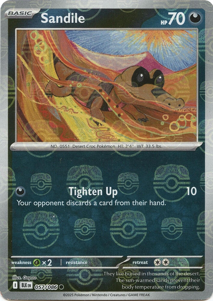 Sandile (Master Ball Pattern) card image