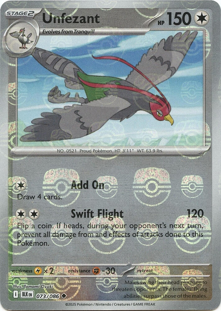 Unfezant (Master Ball Pattern) card image