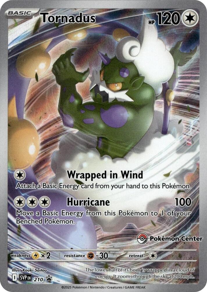 Tornadus - 210 (Pokemon Center Exclusive) card image