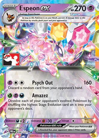 Espeon ex - 034/131 card image