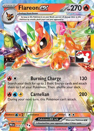 Flareon ex - 014/131 card image