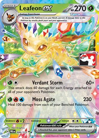 Leafeon ex - 006/131 card image