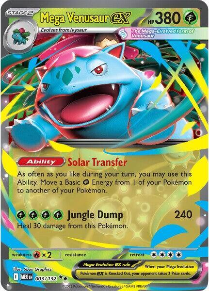 Mega Venusaur ex - 003/132 card image