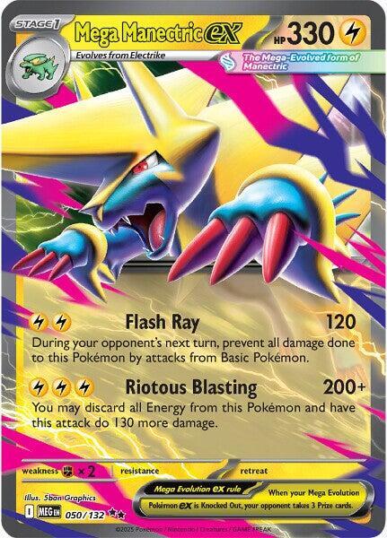 Mega Manectric ex - 050/132 card image