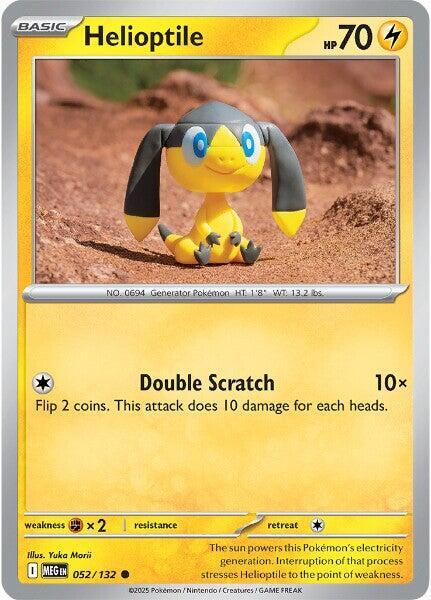 Helioptile - 052/132 card image