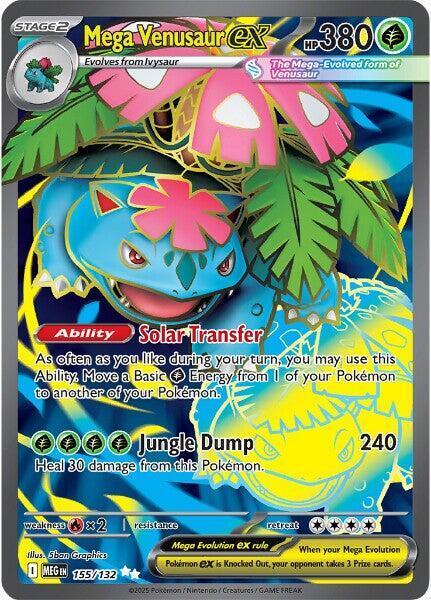 Mega Venusaur ex - 155/132 card image