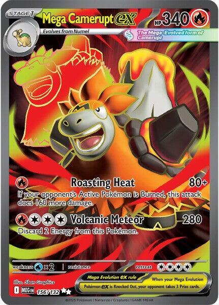 Mega Camerupt ex - 156/132 card image