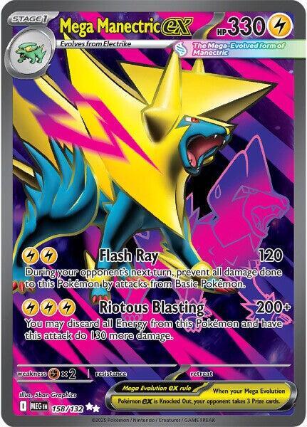 Mega Manectric ex - 158/132 card image