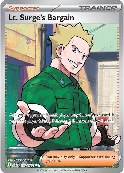 Lt. Surge's Bargain - 170/132 card image