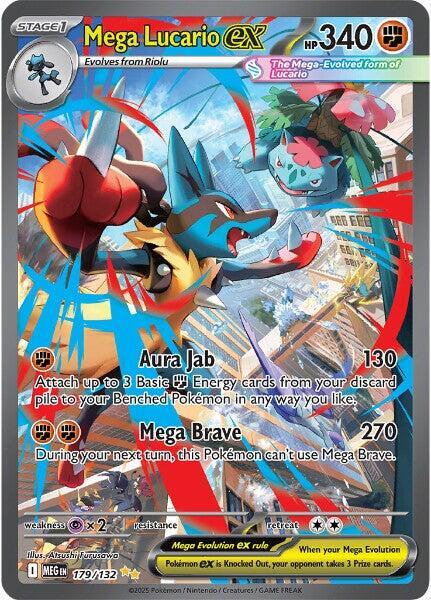 Mega Lucario ex - 179/132 card image