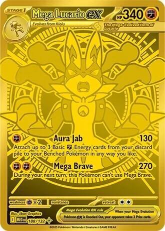 Mega Lucario ex - 188/132 card image
