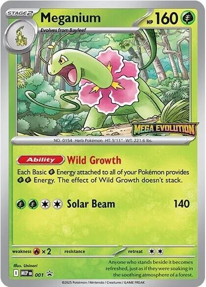 Meganium - 001 card image