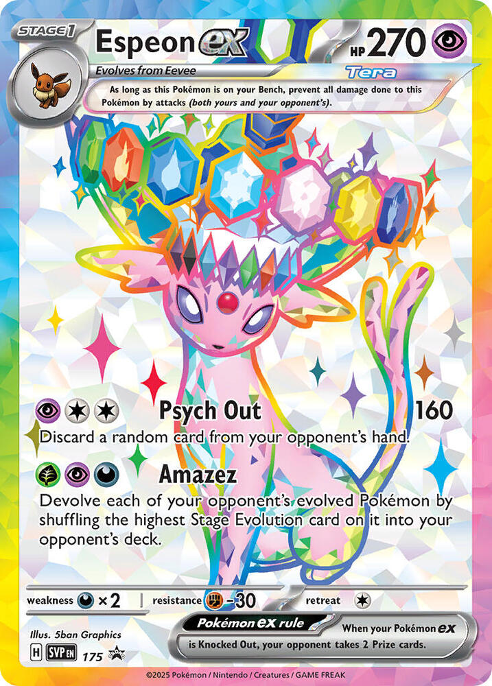 Espeon ex - 175 card image