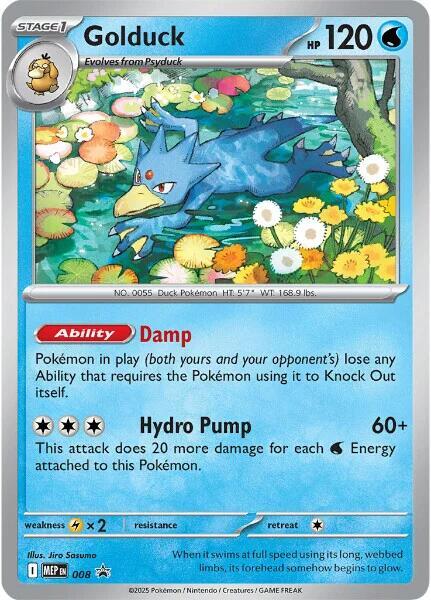 Golduck - 008 card image