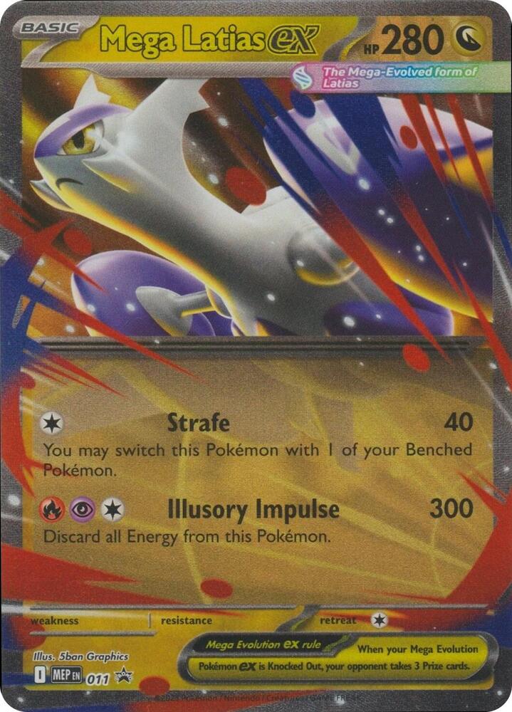 Mega Latias ex - 011 card image