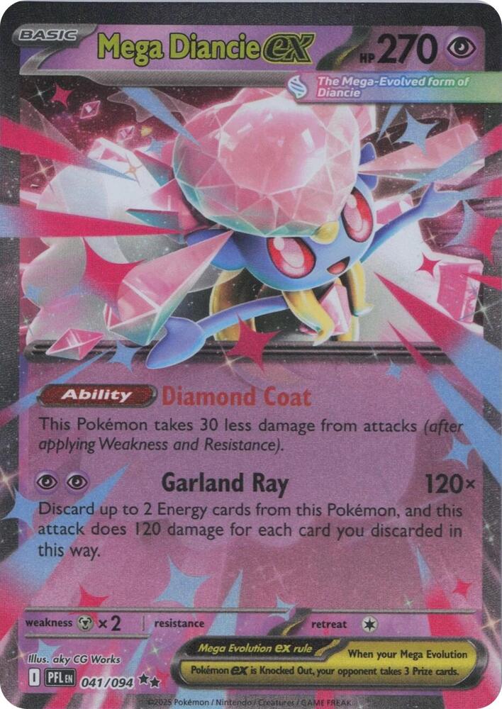 Mega Diancie ex card image