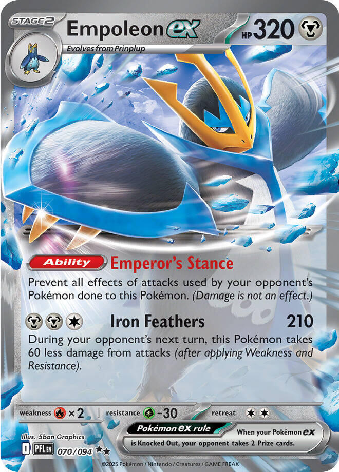 Empoleon ex - 070/094 card image