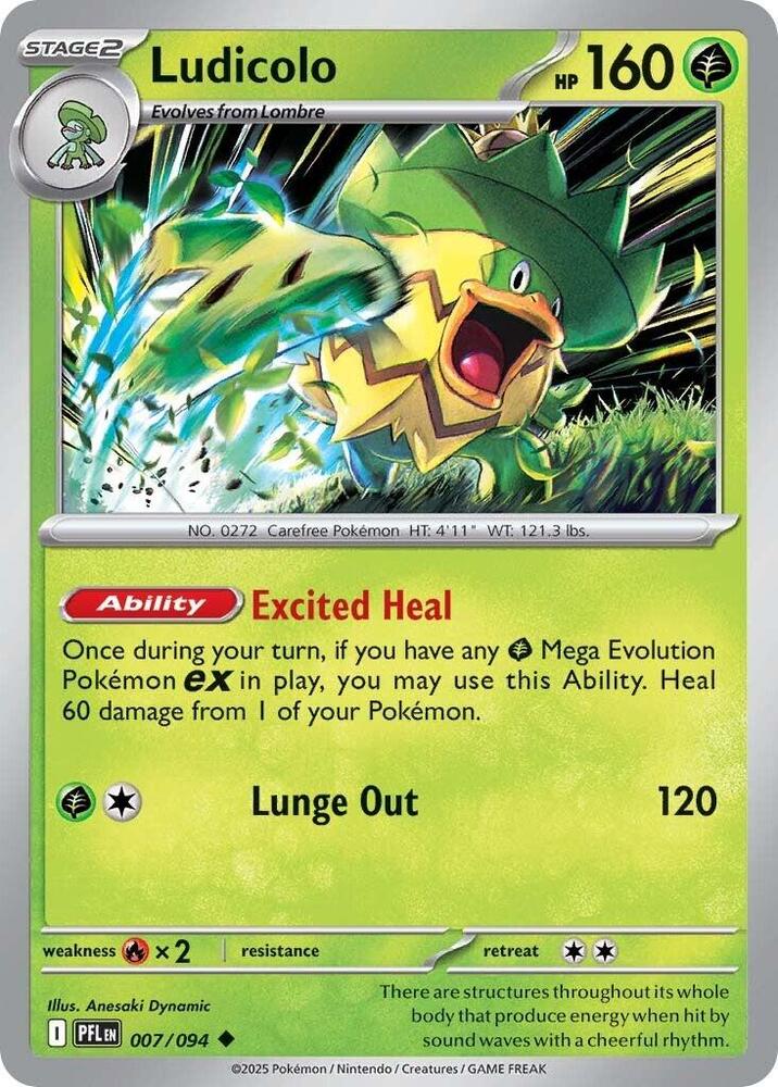 Ludicolo - 007/094 card image