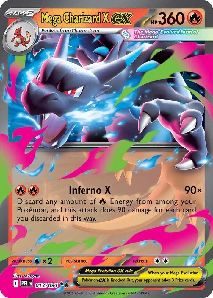 Mega Charizard X ex - 013/094 card image