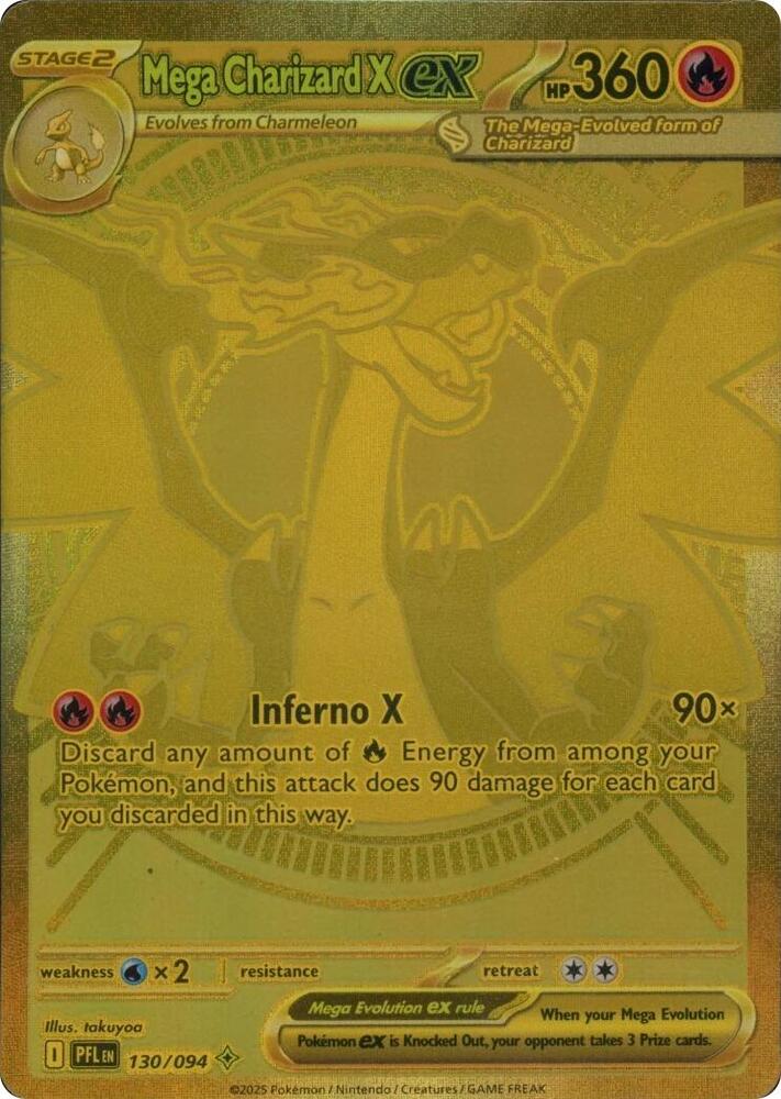 Mega Charizard X ex - 130/094 card image