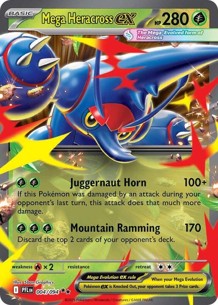 Mega Heracross ex - 004/094 card image