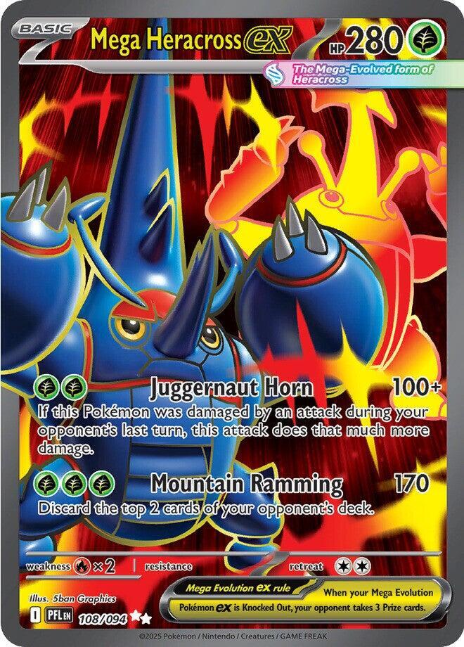 Mega Heracross ex - 108/094 card image