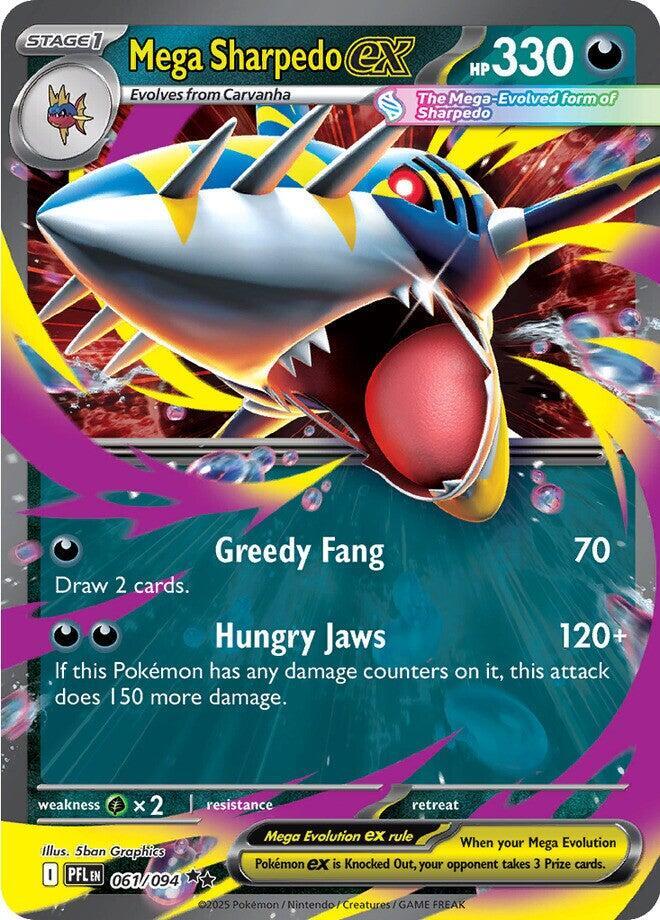 Mega Sharpedo ex - 061/094 card image