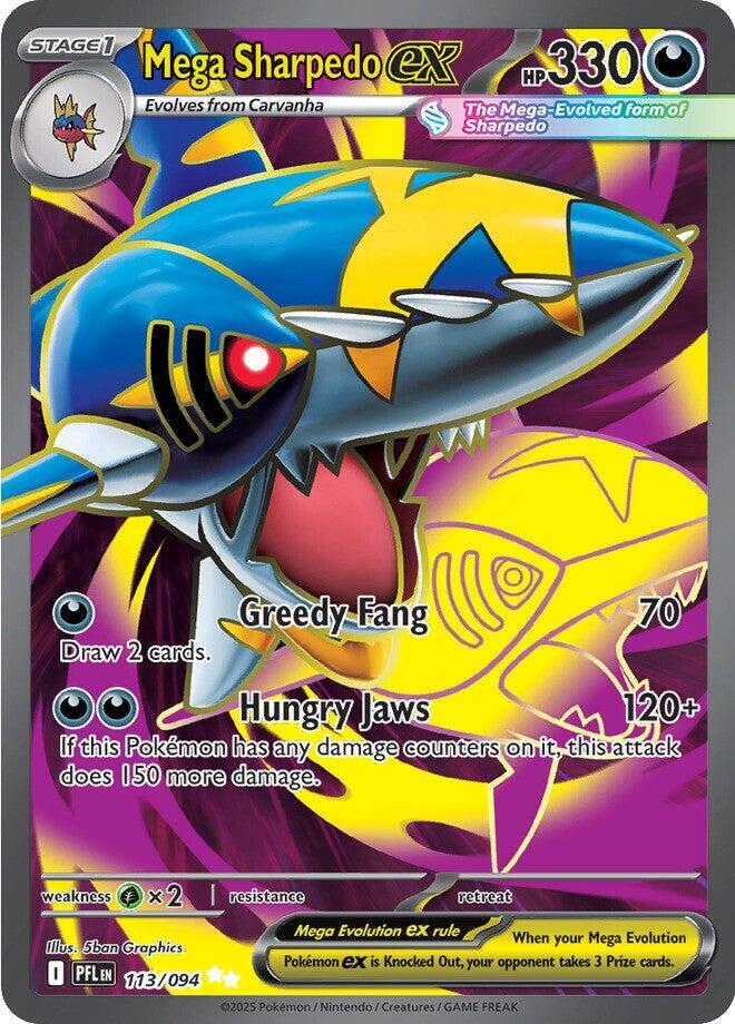 Mega Sharpedo ex - 113/094 card image