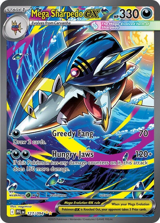 Mega Sharpedo ex - 127/094 card image