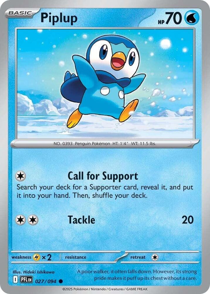 Piplup - 027/094 card image