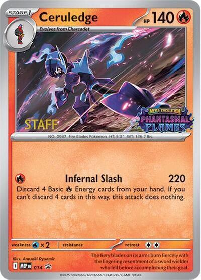 Ceruledge - 014 [Staff] card image