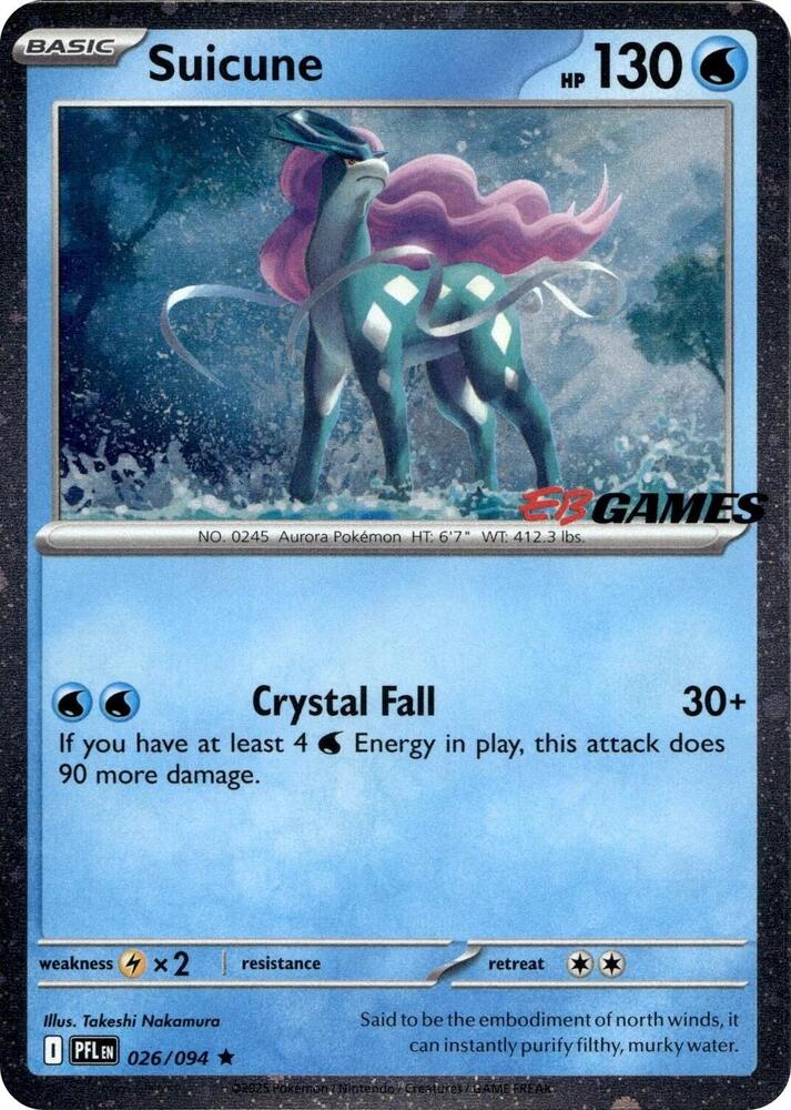 Suicune (EB Games Exclusive) card image