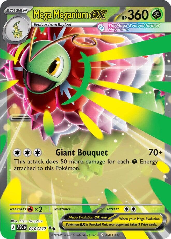 Mega Meganium ex - 010/217 card image