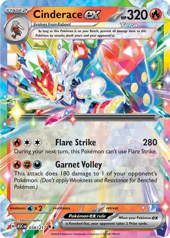 Cinderace ex card image