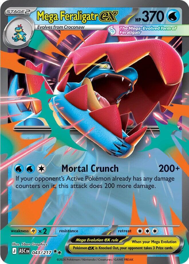 Mega Feraligatr ex - 043/217 card image